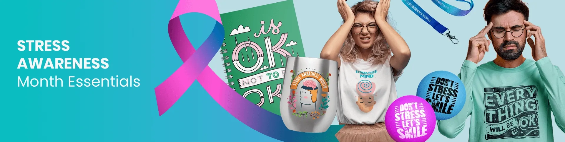 CustomT-ShirtToday.Com Stress Awareness Month