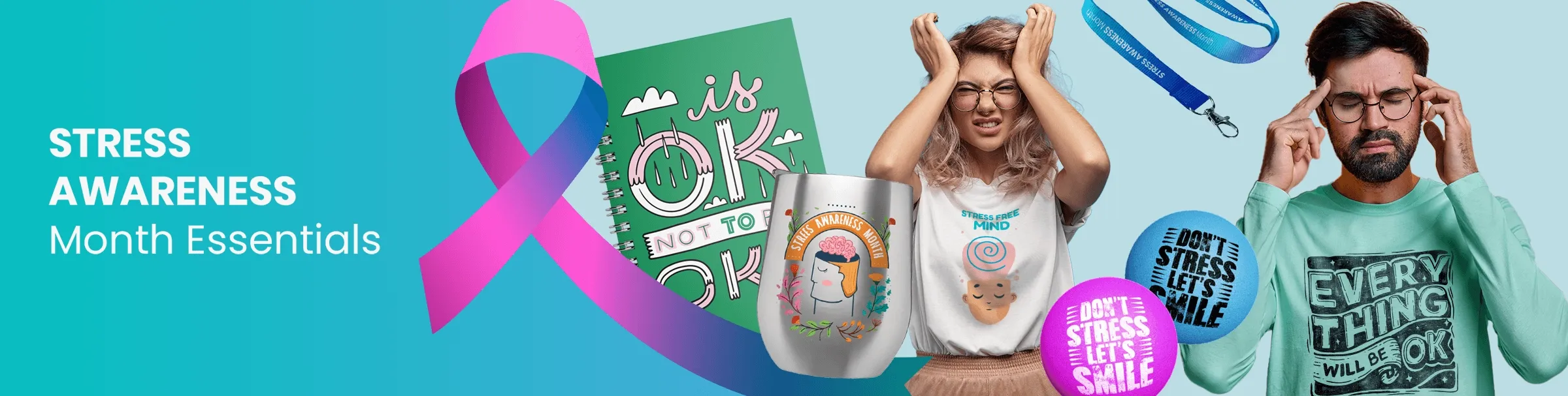 CustomT-ShirtToday.Com Stress Awareness Month