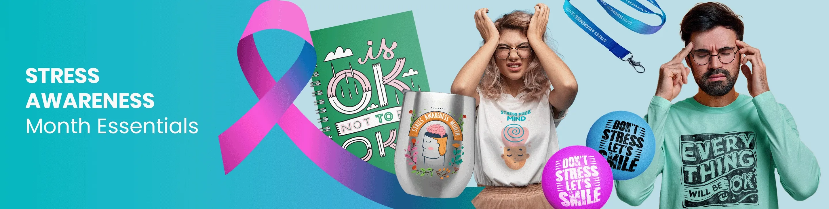 CustomT-ShirtToday.Com Stress Awareness Month