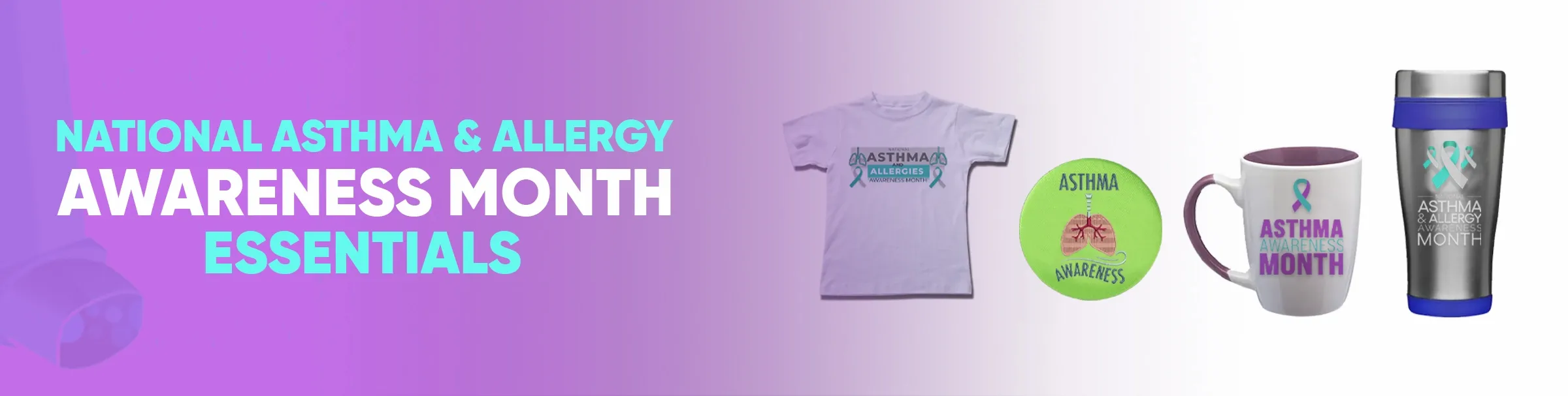 CustomT-ShirtToday.Com National Asthma & Allergy Awareness Month