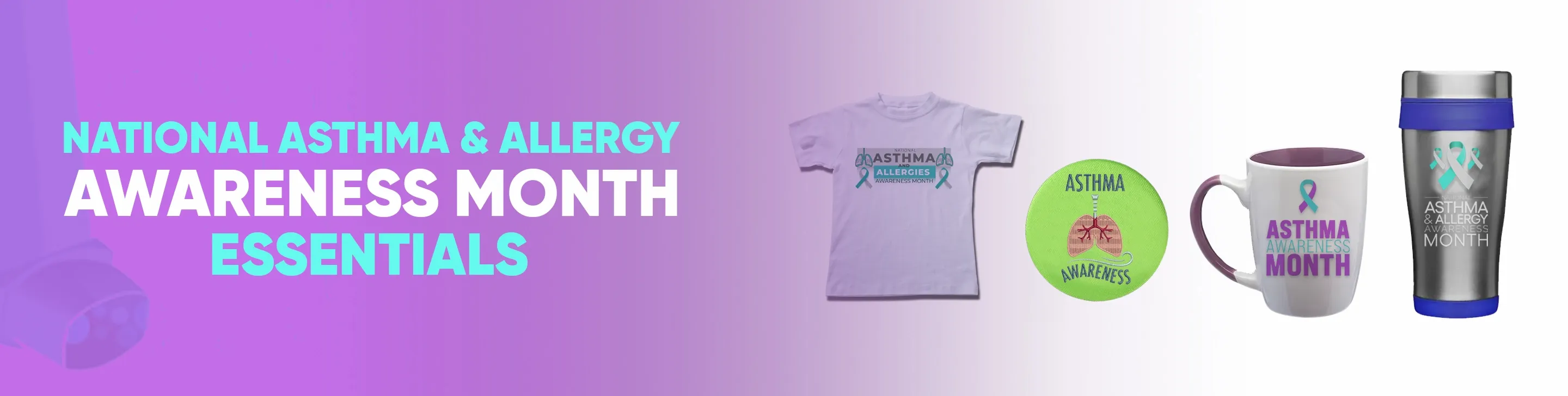 CustomT-ShirtToday.Com National Asthma & Allergy Awareness Month