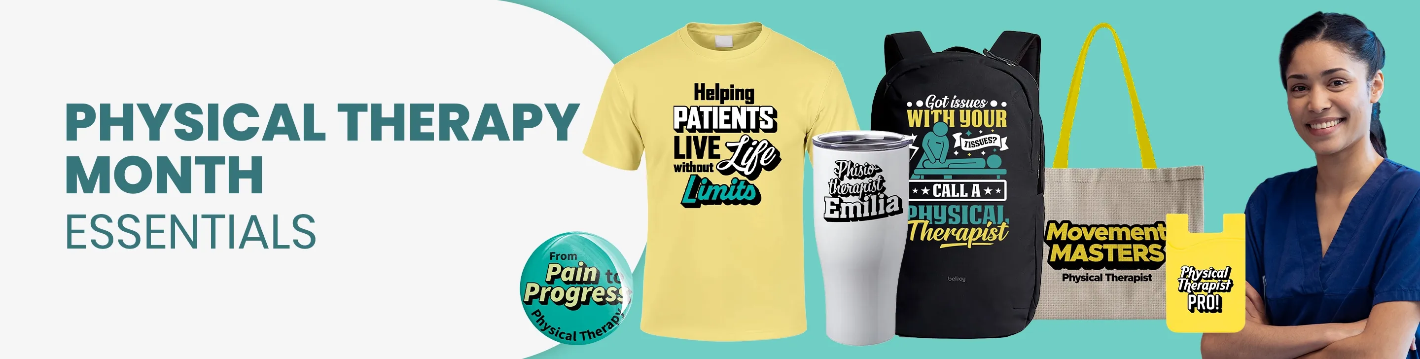 CustomT-ShirtToday.Com Physical Therapy Month