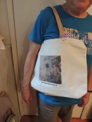 It was my annual summer art show in the garden The tote bags were a great hit Georgia Youngs