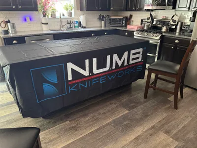 Custom Rectangle Table Covers - We will be using this at trade shows toCover up our 8 foot table we used to display our products It turned out great