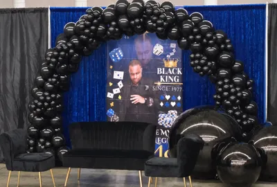 Custom Vinyl Banner - Birthday dinner party for my brother and the banner was a hit Had a few issues wit the pole pocket being too small but we made it work