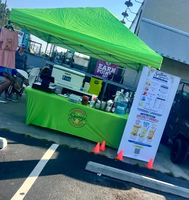Korean Style X Banner Stands - We were work at a local event call farm days