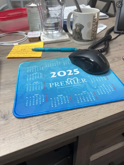 CustomT-ShirtToday.Com - Light Blue Calendar Mouse Pad