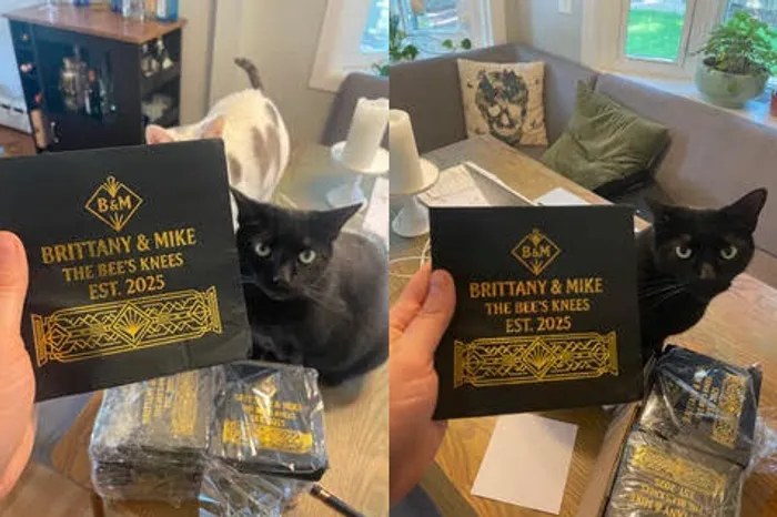 CustomT-ShirtToday.Com - Custom Foil Stamped Beverage Napkin