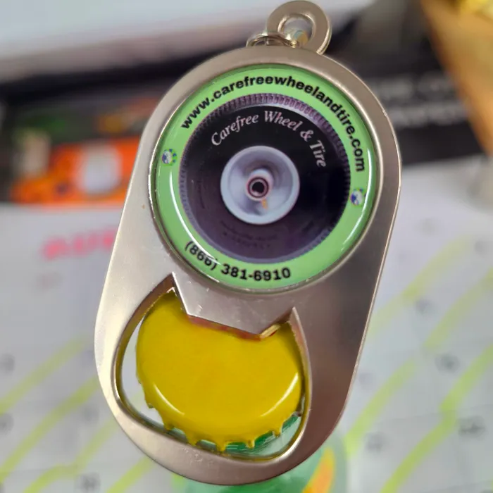 CustomT-ShirtToday.Com - Multi-use Alloy Bottle Opener Keychain