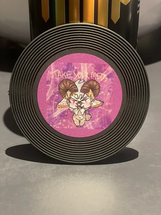 CustomT-ShirtToday.Com - Soft Plastic Record Coaster