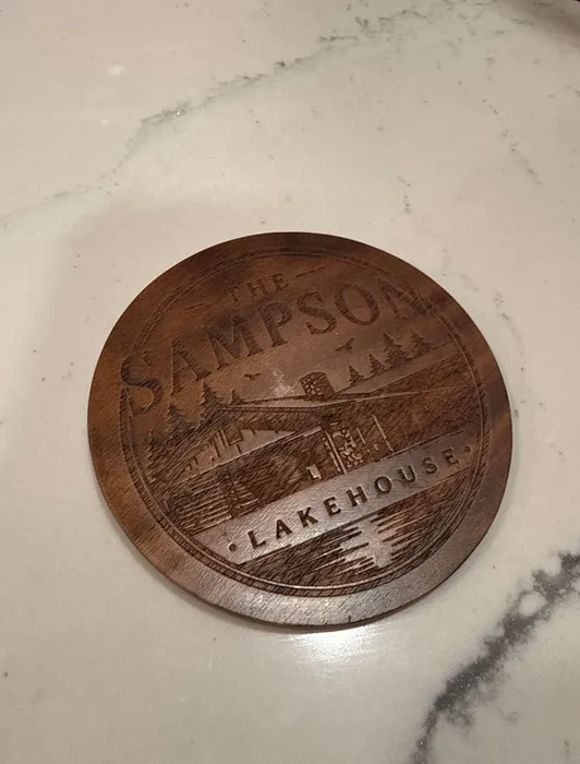 CustomT-ShirtToday.Com - Custom Handmade Walnut Coaster