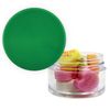 Twist top container filled with Conversation Hearts 