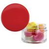 Twist top container filled with Conversation Hearts 