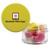 Twist top container filled with Conversation Hearts 
