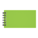 Mini Business Card Jotter Notebook Lime Green