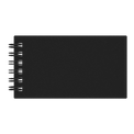 Mini Business Card Jotter Notebook Black