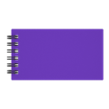 Mini Business Card Jotter Notebook Purple