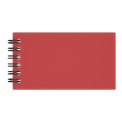 Mini Business Card Jotter Notebook Red