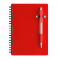 Pen-Buddy Notebook Red