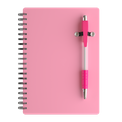 Pen-Buddy Notebook Pink