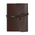 Americana Leather Wrapped Journal Brown