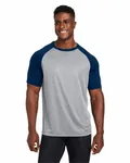Team 365 Unisex Zone Colorblock Raglan T-Shirt ATH HT