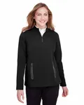 North End Ladies' Quest Stretch Quarter-Zip BLACK
