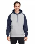Team 365 Unisex Zone HydroSport Heavyweight Colorblock Hooded Sweatshirt ATH HT