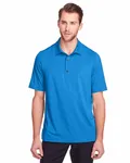 North End Men's JAQ Snap-Up Stretch Performance Polo Lt Nautical Blue