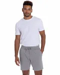 Unisex Fleece Sweat Short Heather Gray