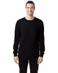 Unisex Garment-Dyed Long-Sleeve T-Shirt BLACK