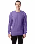Unisex Garment-Dyed Long-Sleeve T-Shirt Lavender