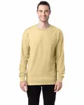 Unisex Garment-Dyed Long-Sleeve T-Shirt SUMMER SQSH YLW