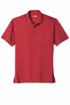 CornerStone Industrial Snag-Proof Pique Pocket Polo. CS4020P RED