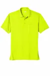 CornerStone Industrial Snag-Proof Pique Pocket Polo. CS4020P SAFETY YELLOW
