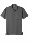 CornerStone Industrial Snag-Proof Pique Pocket Polo. CS4020P Charcoal