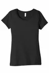 Bella + Canvas Ladies' Triblend Short-Sleeve T-Shirt Black Heather Triblend