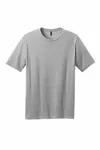 District Perfect Blend CVC Tee. DM108 Light Heather Grey