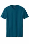 District Perfect Blend CVC Tee. DM108 Deep Turquoise Fleck