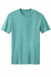 District Perfect Blend CVC Tee. DM108 Heathered Eucalyptus Blue