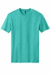 District Perfect Blend CVC Tee. DM108 Aqua Heather