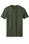 District Perfect Blend CVC Tee. DM108 Heathered Forest Green