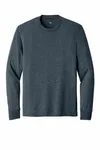 District Perfect Tri Long Sleeve Tee . DM132 Navy Frost