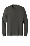 District Perfect Tri Long Sleeve Tee . DM132 Heathered Charcoal