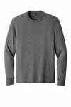 District Perfect Tri Long Sleeve Tee . DM132 GREY FROST