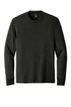 District Perfect Tri Long Sleeve Tee . DM132 BLACK FROST