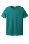 District Youth Perfect Blend CVC Tee DT108Y Heathered Teal