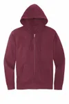 District V.I.T. Fleece Full-Zip Hoodie DT6102 Plum
