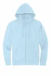 District V.I.T. Fleece Full-Zip Hoodie DT6102 Ice Blue