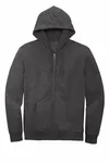 District V.I.T. Fleece Full-Zip Hoodie DT6102 Heathered Charcoal